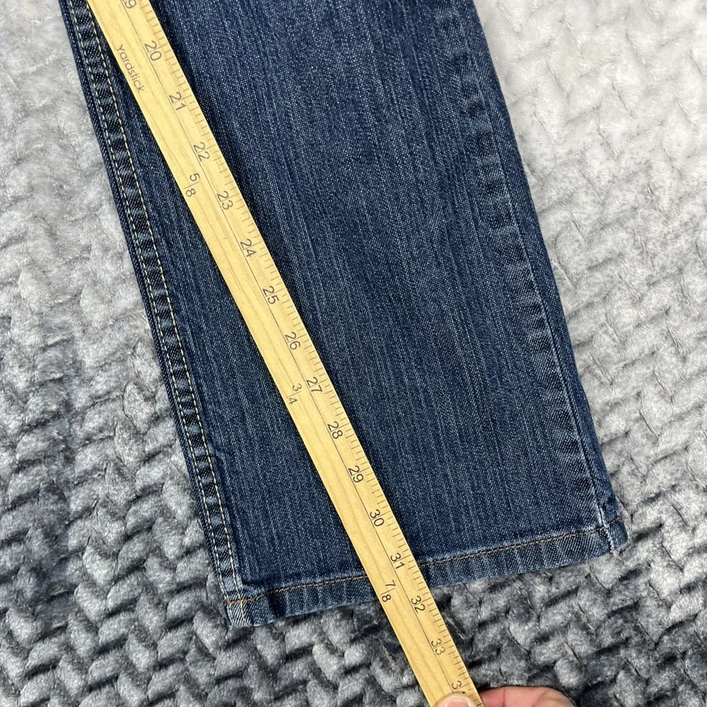 Cody James Jeans Mens 36x32 Bootcut Western Dark Wash Thick Pocket Stitching